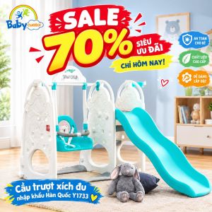 Cầu trượt xích đu Hàn Quốc 4 trong 1 Y1733