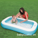 Hồ bơi phao cho bé 1m66 có đáy bơm hơi INTEX 57403