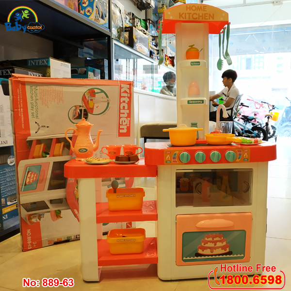 Bộ đồ chơi nấu ăn cao cấp nhiều chức năng cỡ lớn 889-63