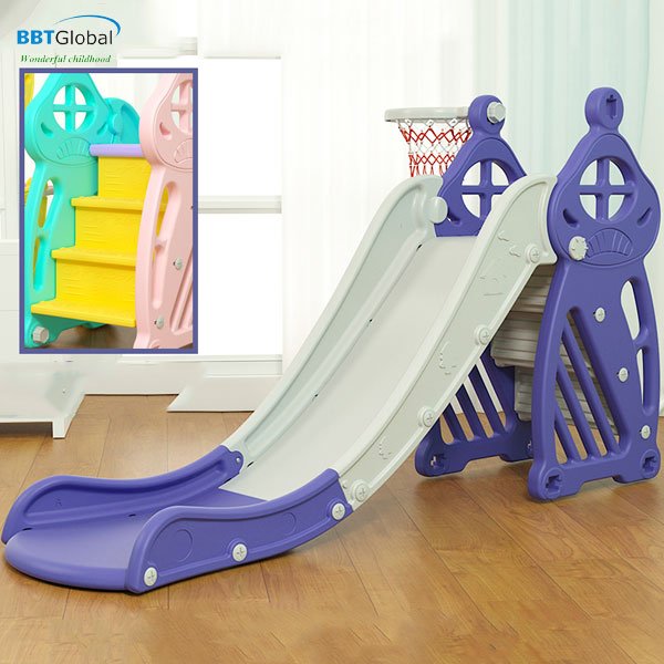 Cầu trượt đơn cho bé máng dài BSL308