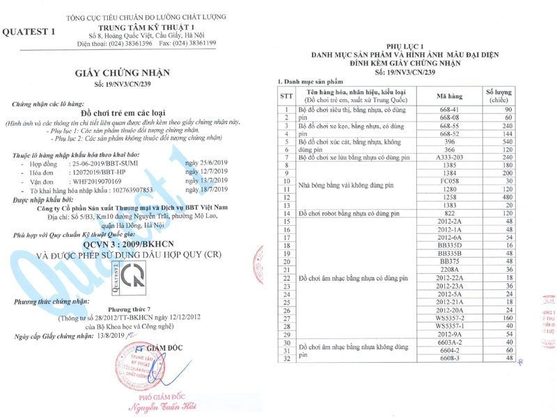 Bộ đồ chơi quầy bán hàng 668-08 | Chứng nhận chất lượng