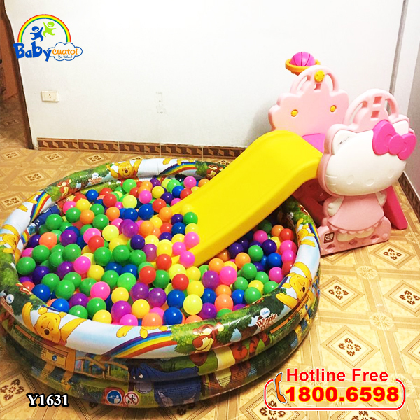 Cầu trượt mini Hàn Quốc Hello Kitty Y1631_2