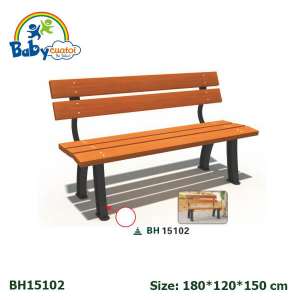 Ghế gỗ công viên sân vườn ngoài trời nhập khẩu chất lượng cao GCVNK15102