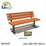 Ghế gỗ công viên sân vườn ngoài trời nhập khẩu chất lượng cao GCVNK15105
