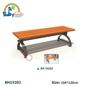 Ghế gỗ công viên sân vườn ngoài trời nhập khẩu chất lượng cao GCVNK15203