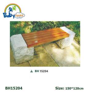 Ghế gỗ công viên sân vườn ngoài trời nhập khẩu chất lượng cao GCVNK15204