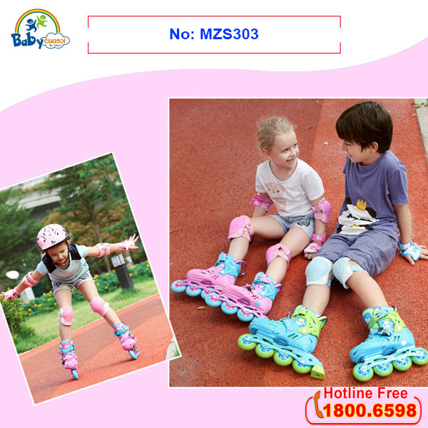 Giày trượt patin Cougar bánh cao su cao cấp MZS303