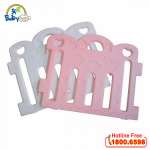 Cặp cạnh quây bóng Hàn Quốc mầu hồng trắng 6504-2HT