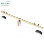 Bập bênh 4 chỗ ngoài trời bằng gỗ cao cấp BBT Global HT-J008