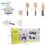Đồ chơi nấu ăn BBT Global gỗ cao cấp đa tính năng MSN18028