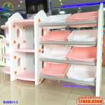 Kệ để đồ chơi cho bé cỡ lớn màu hồng SH9601-3