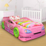 Giường ngủ cho bé gái đẹp giá rẻ nhập khẩu B016-H