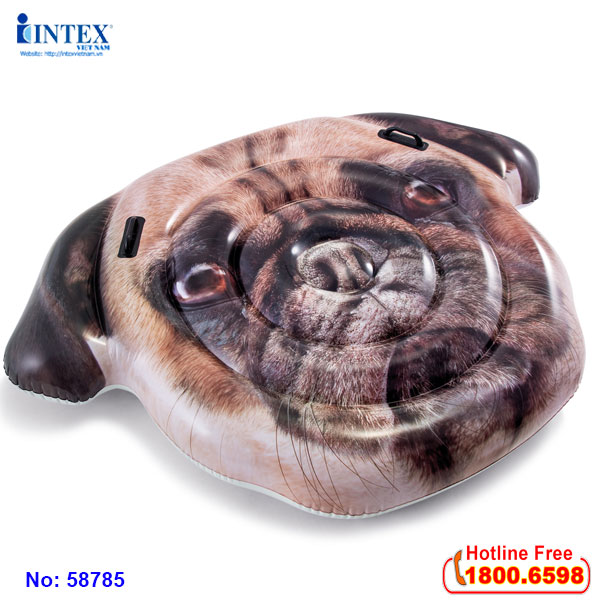 Phao bơi mặt chú chó Pug khổng lồ INTEX 58785