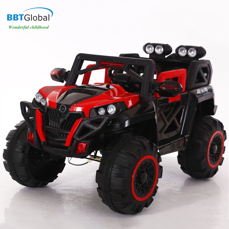 Ô tô điện trẻ em địa hình 4 động cơ màu đỏ BBT-3366D
