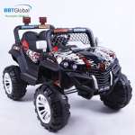 Xe Ô tô điện trẻ em địa hình 4 động cơ màu trắng BBT-3399T