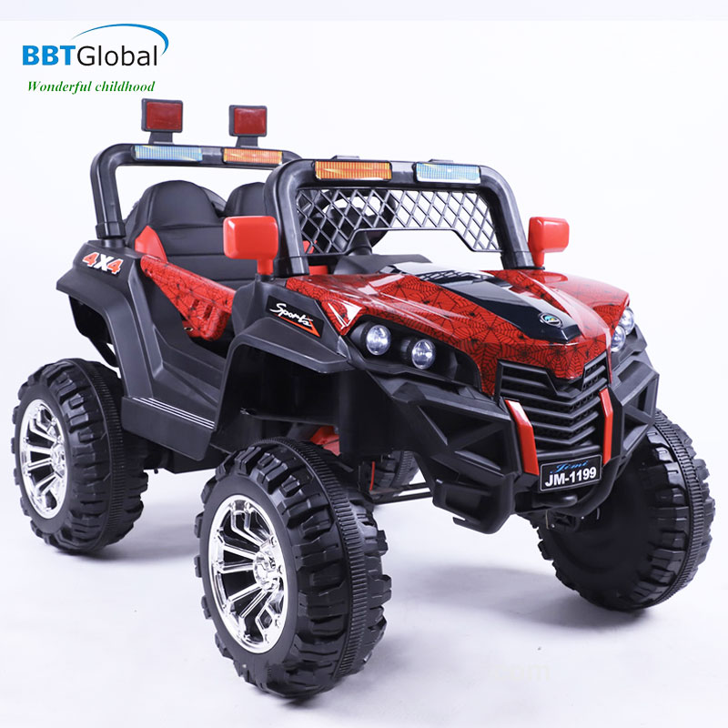 Ô tô điện trẻ em địa hình 4 động cơ màu đỏ BBT-3399D