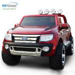 Ô tô điện trẻ emFORD RANGER bản quyền đỏ mận phun sơn FORD-DCC