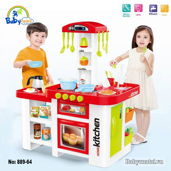 Bộ đồ chơi nấu ăn cao cấp nhiều chức năng cỡ lớn 889-64