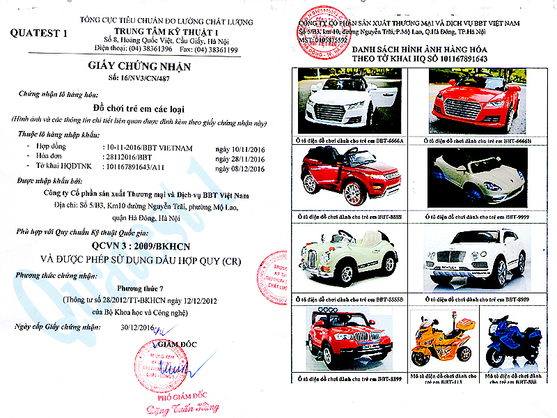 Xe ô tô điện trẻ em Porsche | Chứng nhận chất lượng