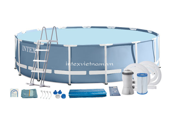 Bể bơi khung kim loại chịu lực tròn 7m32 INTEX 28762