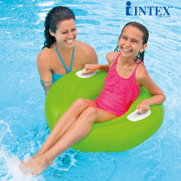 Phao bơi tròn 76cm có tay cầm INTEX 59258