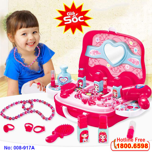 Bộ đồ chơi trang điểm cho bé 008-917A