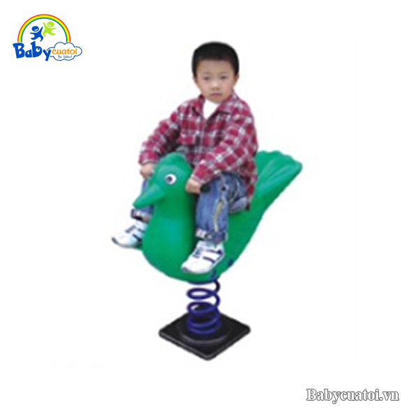 Bập bênh nhún lò xo đơn hình con chim nhập khẩu ZK139-5
