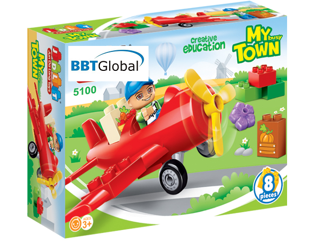 Xếp hình thông minh máy bay siêu tốc BBT Global 5100