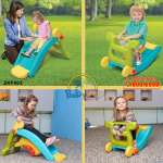 Bập bênh kết hợp cầu trượt 2 trong 1 ZKF002