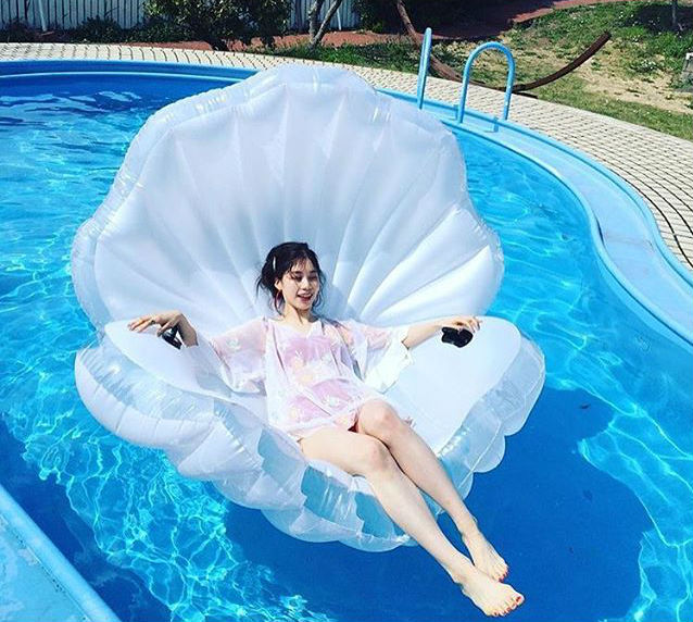 Phao bơi vỏ sò khổng lồ SS001