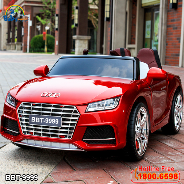 Xe ô tô điện trẻ em Audi TTS BBT-9999 màu đỏ phun sơn