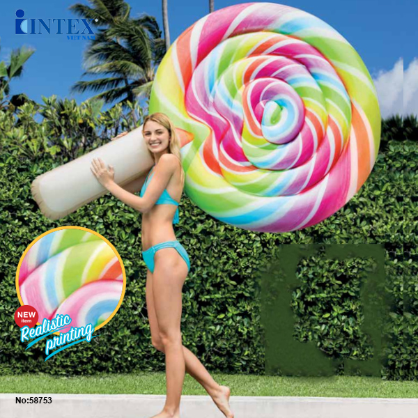 Phao bơi kẹo xoáy khổng lồ INTEX 58753-1