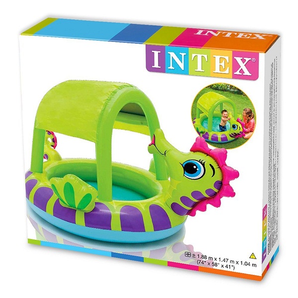 Bể bơi phao cá ngựa intex 57110