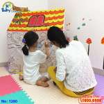 Nhà bóng cho bé tự tô mầu GRAFFITI 1280