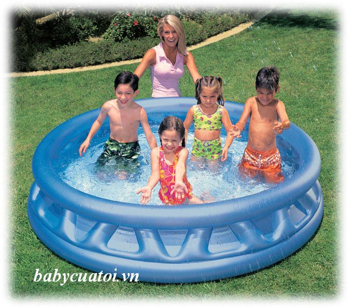 Bể bơi phao 1m88 hình tròn cho bé INTEX 58431