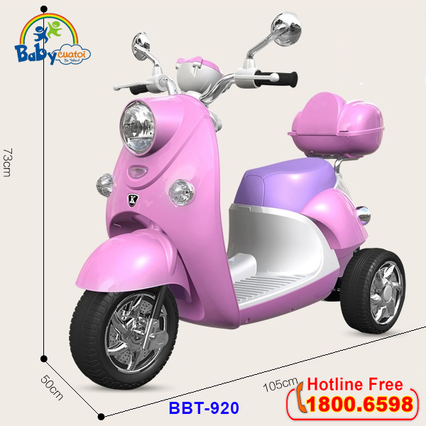 Xe máy điện trẻ em 2 động cơ BBT-920