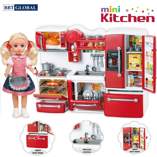 Đồ chơi nấu ăn dài 60cm kèm búp bê 66082