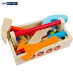 Đồ chơi sửa chữa kết hợp xếp hình bằng gỗ cao cấp MSN13023
