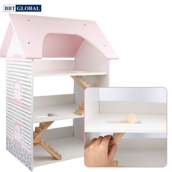 Đồ chơi ngôi nhà búp bê bằng gỗ cao cấp MSN19004