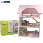 Đồ chơi ngôi nhà búp bê bằng gỗ cao cấp MSN19004