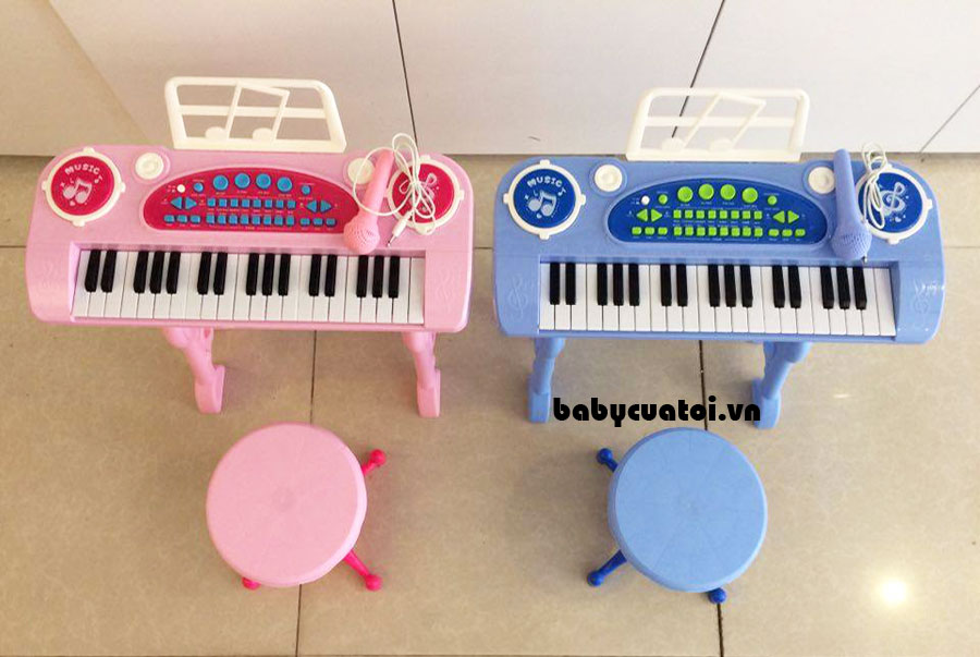 Đồ chơi đàn Organ 37 phím có sạc và ghế cho bé 328-03