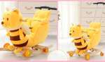 Bập bênh bông BBT Global cao cấp 3 trong 1 gấu pooh RK-608