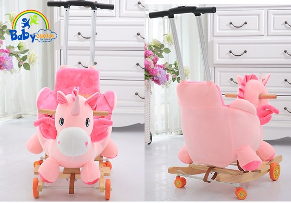 Bập bênh bông BBT Global cao cấp 3 trong 1 ngựa con RK-601