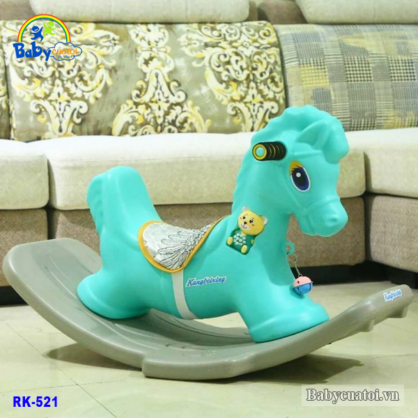 Bập bênh ngựa có nhạc nhập khẩu RK-521