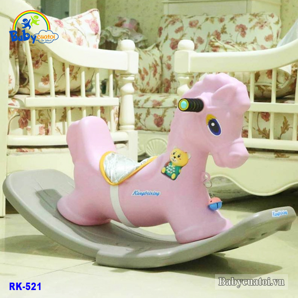 Bập bênh ngựa có nhạc nhập khẩu RK-521