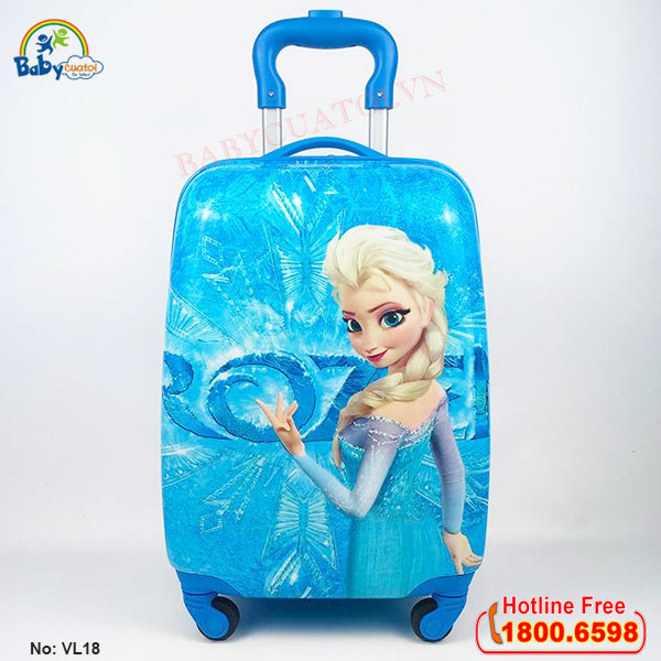 Vali trẻ em bé gái nữ hoàng băng giá 18 inch VL18-G1