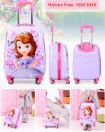Vali trẻ em bé gái công chúa Sofia 18 inch VL18-G5