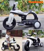 Xe máy điện trẻ em màu trắng BBT-800T