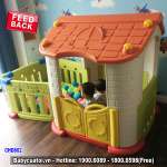 Nhà chơi quây bóng Hàn Quốc 2 khoang cho bé CHD802 (ghép với CHD00=CHD803)