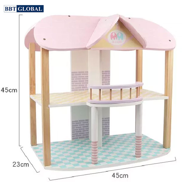 Ngôi nhà búp bê cho bé bằng gỗ MSN19029